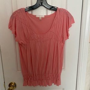 Pink Ruffle Top